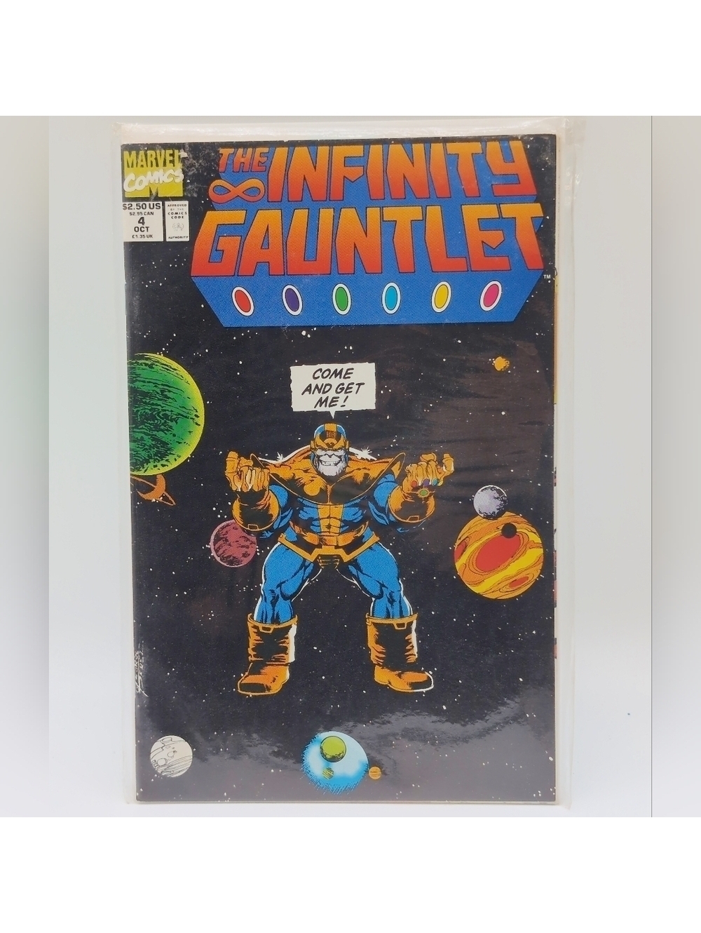 Infinity Gauntlet #4 Marvel 1991 Comic Book